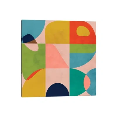 Icanvas Modern Mid Century Spring By Ana Rut Bré - Graphic Art Print In No Matte,wrapped Canvas