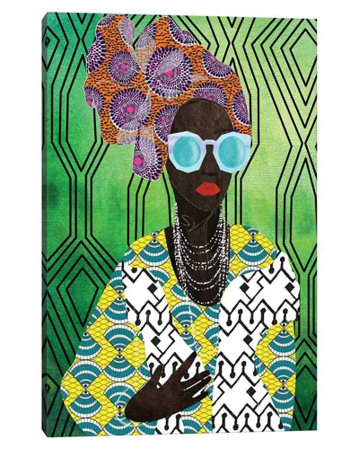 Icanvas Modern Turban Woman Iv Wall Art By Nikki Chu In Multi