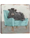Icanvas Moo-ving In Iv - Black By Ethan Harper Wall Art