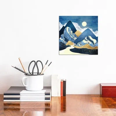 Icanvas Moon River - Graphic Art Print In No Matte,wrapped Canvas