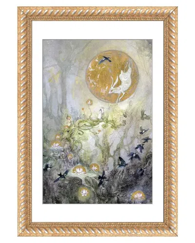 Icanvas Moongazing By Stephanie Law Wall Art In Brown
