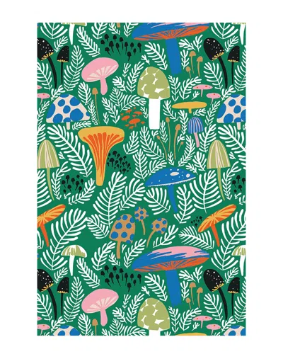 Icanvas Mushroom Field Brt By Hanna Beisang Wall Art In Green