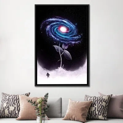 Icanvas My Little Flower By Nicebleed Graphic Art On Canvas In Wrapped Canvas,no Mat