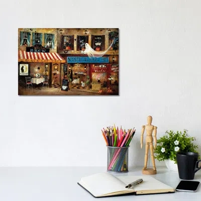 Icanvas Mystical Magic Shop By Ruane Manning - Painting Print In No Matte,wrapped Canvas
