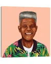 Icanvas Nelson Mandela By Amit Shimoni Wall Art