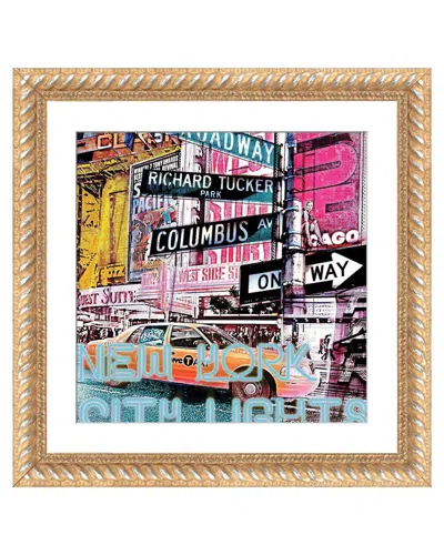 Icanvas New York City Lights By Luz Graphics Wall Art In Multi