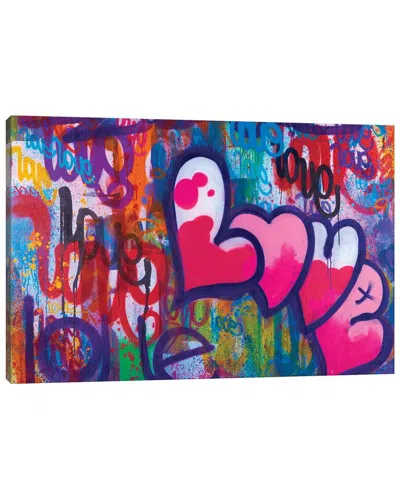 Icanvas One Love Iv By Kbm Wall Art In Multi