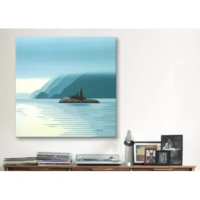 Icanvas "overcast" By Ron Parker Graphic Art On Canvas In Blue