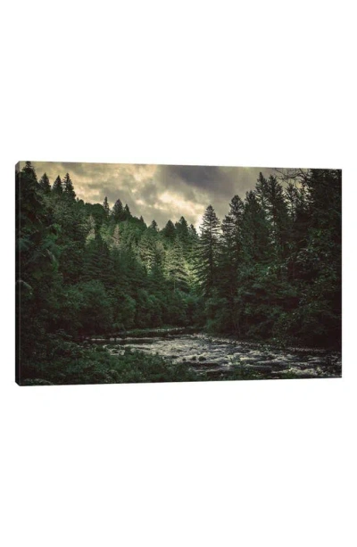 Icanvas Pacific Northwest River And Trees By Nature Magick Canvas Wall Art In Forest River