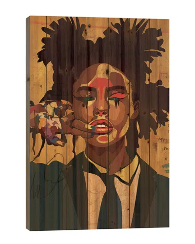 Icanvas Painter Girl Wood Print By Dai Chris Art Wall Art