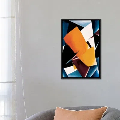 Icanvas 'painterly Architectonics' By Lyubov Popova Graphic Art On Canvas In No Mat,wrapped Canvas