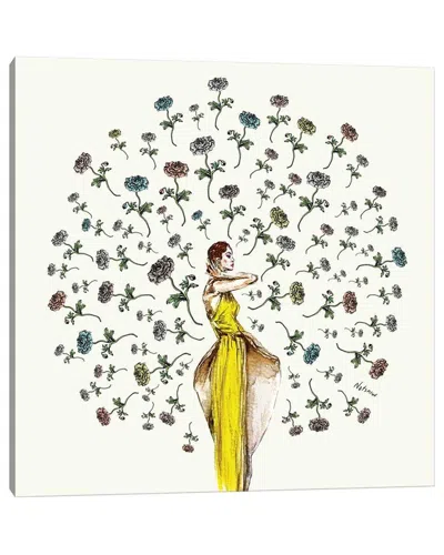 Icanvas Paris Summer Flower Girl By Notsniw Art Wall Art