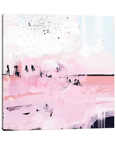 Icanvas Peach Beach By Dan Hobday Wall Art In Multi