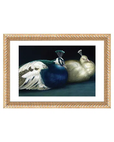 Icanvas Peacocks By Jeremy Paul Wall Art In Blue