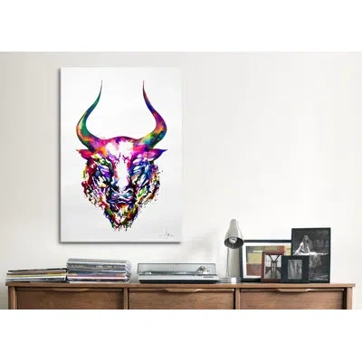 Icanvas 'philosopher' By Marc Allante Painting Print On Wrapped Canvas In No Mat,wrapped Canvas