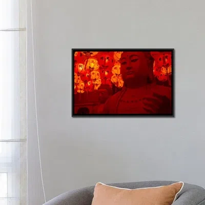 Icanvas Photography Buddha Statue Photographic Print On Canvas In No Mat,wrapped Canvas