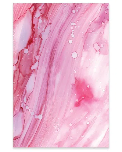 Icanvas Pink Galaxy Print On Acrylic Glass By Albina Bratcheva