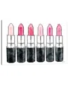Icanvas Pink Lipstick Row Wall Art In Multi