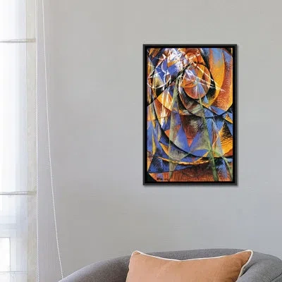 Icanvas 'planet Mercury Passing In Front Of The Sun' By Giacomo Balla Painting Print On Canvas In Wrapped Canvas,no Mat