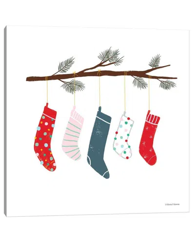 Icanvas Playful Holiday Stockings Wall Art