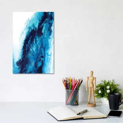 Icanvas Poseidon By Spellbound Fine Art - Painting Print In Wrapped Canvas,no Mat