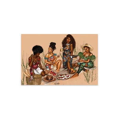 Icanvas Print-nic Print On Acrylic Glass In Green;tan;swamp Green;earls Green;sycamo