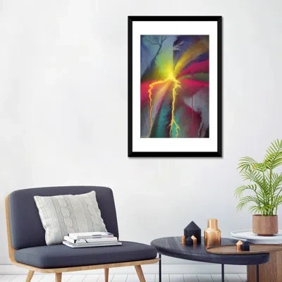 Icanvas "pure Abstract 1" By Ben Heine Painting Print On Wrapped Canvas In Black Framed Fine Art Paper,white