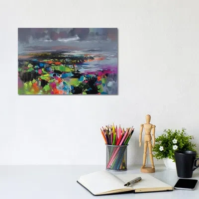 Icanvas Quantum Resonance I By Scott Naismith - Painting Print In No Matte,wrapped Canvas