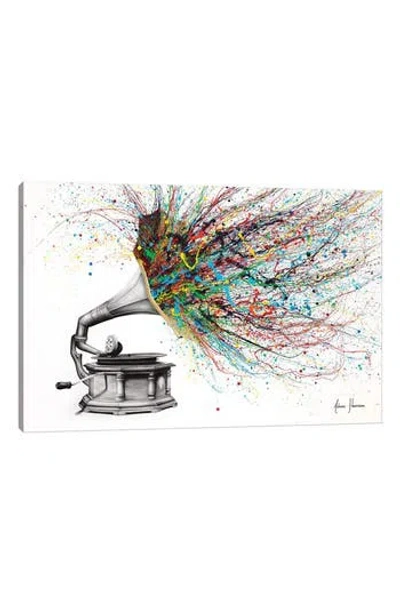 Icanvas Radical Rhapsody By Ashvin Harrison Canvas Print In White Canvas/multicolor