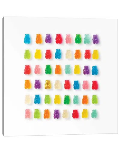 Icanvas Rainbow Bears By Erin Summer Wall Art In Multi