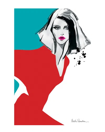 Icanvas Red Dress By Aasha Ramdeen Wall Art In Multi