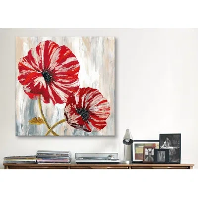 Icanvas Red Poppies I From Willow Way Studios, Inc Painting Print On Canvas In No Mat,wrapped Canvas