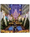 Icanvas Rockefeller Center With Christmas Tree And Angels I By Susanne Kremer Wall Art