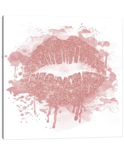 Icanvas Rose Gold Lips By Natalie Carpentieri Wall Art