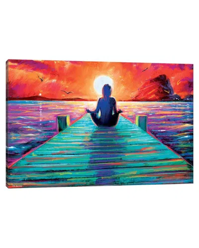 Icanvas Sea Yoga By P.d. Moreno Wall Art In Multi