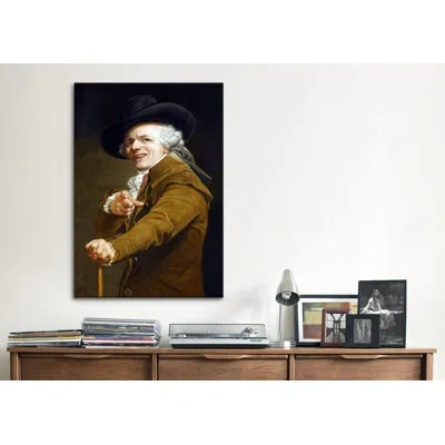 Icanvas 'self-portrait' By Joseph Ducreux Painting Print On Wrapped Canvas In No Mat,wrapped Canvas