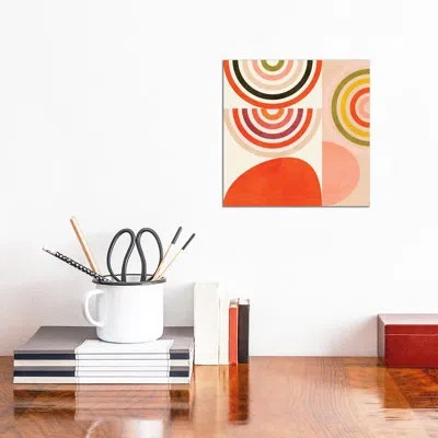 Icanvas Shapes Abstract Iii By Ana Rut Bré - Graphic Art Print In Wrapped Canvas,no Matte
