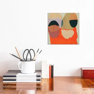 Icanvas Shapes Abstract Study By Ana Rut Bré - Graphic Art Print In Wrapped Canvas,no Matte