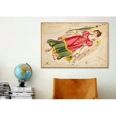 Icanvas Sidney Hall "virgo, 1825" Graphic Art On Canvas In No Mat,wrapped Canvas