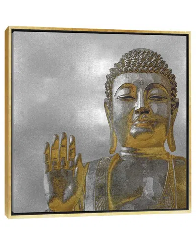 Icanvas Silver And Gold Buddha By Tom Bray