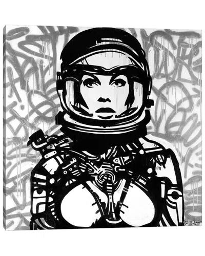 Icanvas Silver Astro Canvas Wall Art