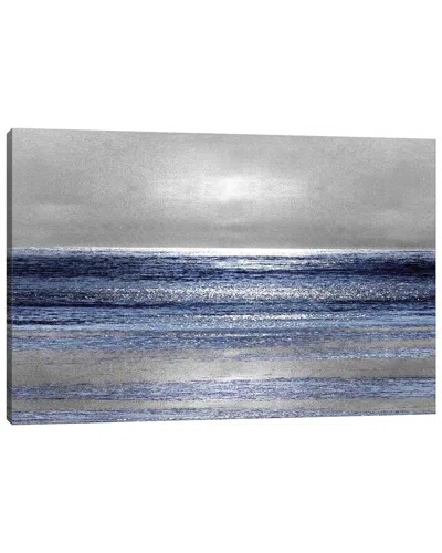 Icanvas Silver Seascape Ii By Michelle Matthews Wall Art In Blue