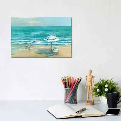 Icanvas Simply Summer By Sally Swatland - Painting Print In No Mat,wrapped Canvas