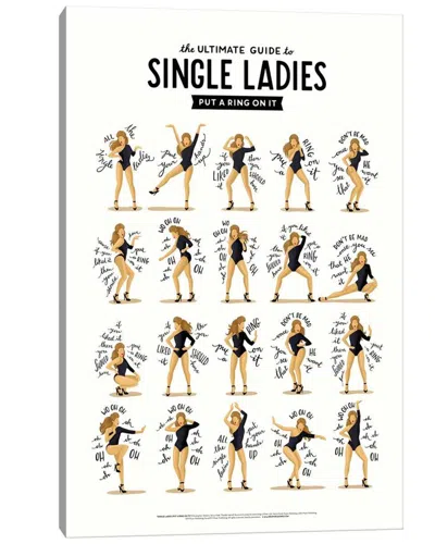 Icanvas Single Ladies Wall Art In Multi