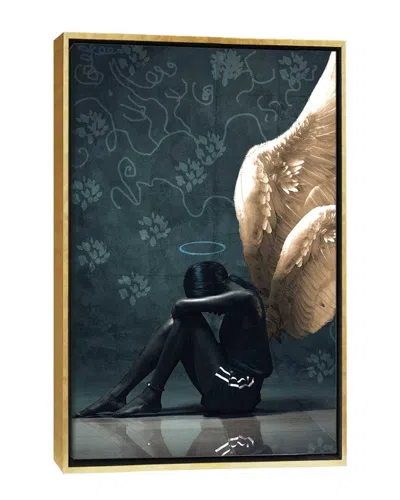 Icanvas Sitting Angel Framed Canvas By Harry Odunze Wall Art