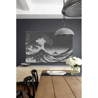 Icanvas 'sketch Of Great Wave' By Katsushika Hokusai - Wrapped Canvas Graphic Art Print In No Mat,wrapped Canvas