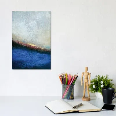 Icanvas Slate Wave By Spellbound Fine Art - Print In No Mat,wrapped Canvas