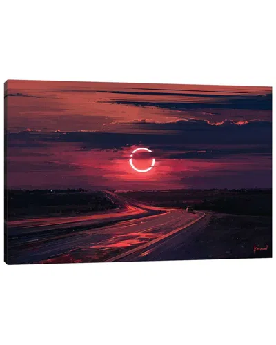 Icanvas Solar Eclipse Canvas Wall Art