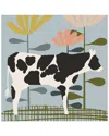 Icanvas Spring Cow By Hanna Beisang Wall Art In Multi