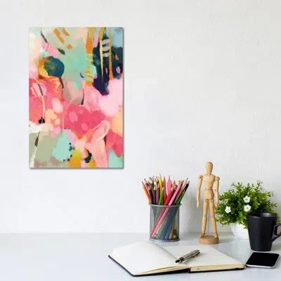 Icanvas Spring Moon Earth Garden I By Ana Rut Bré - Graphic Art Print In No Matte,wrapped Canvas